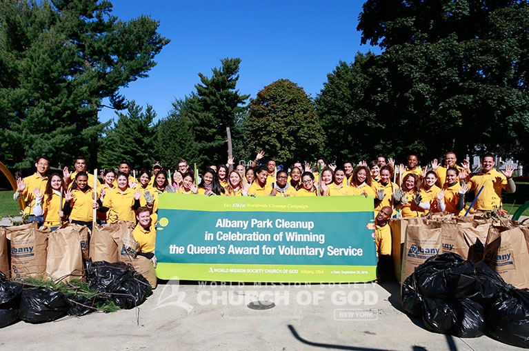 World Mission Society Church of God, Environmental Cleanup in Albany