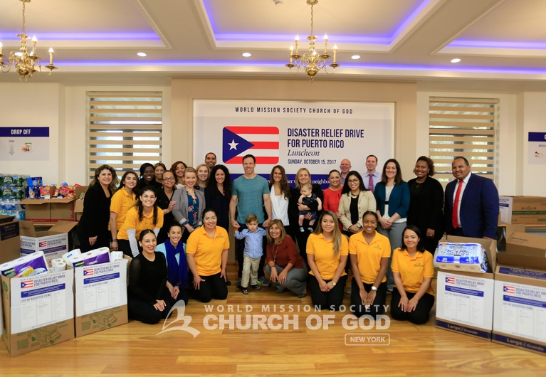world mission society church of god new york new windsor disaster drive for puerto rico luncheon 1