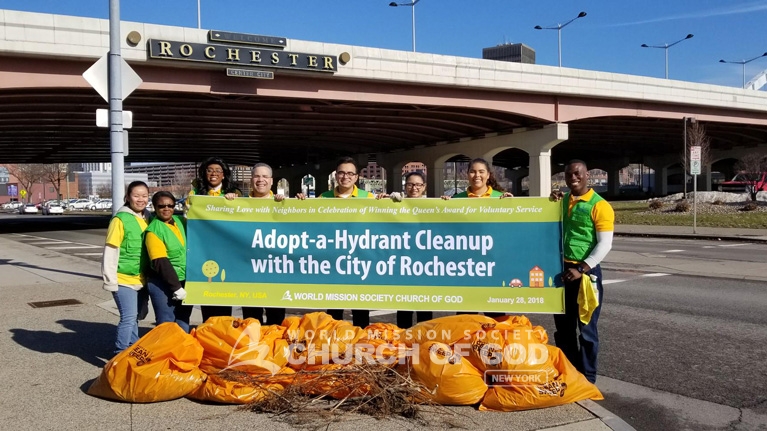 01 28 2018 adopt a hydrant cleanup rochester world mission society church of god 01
