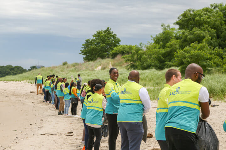 Kaiser Park and Beach Cleanup in Brooklyn