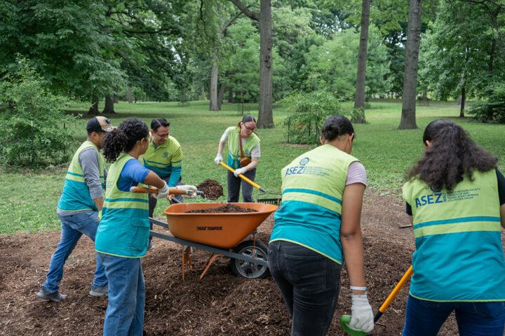 ASEZ WAO Crotona Park Cleanup Bronx, NY