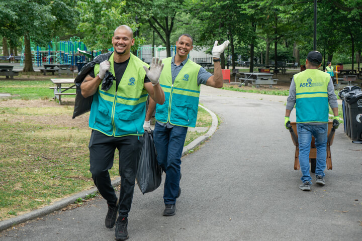 ASEZ WAO Crotona Park Cleanup Bronx, NY