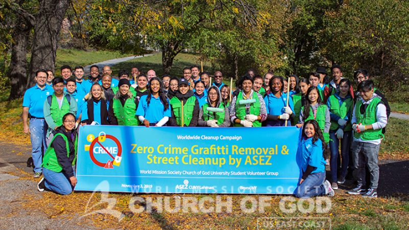 ASEZ Graffiti Removal Project at Sedgwick Avenue