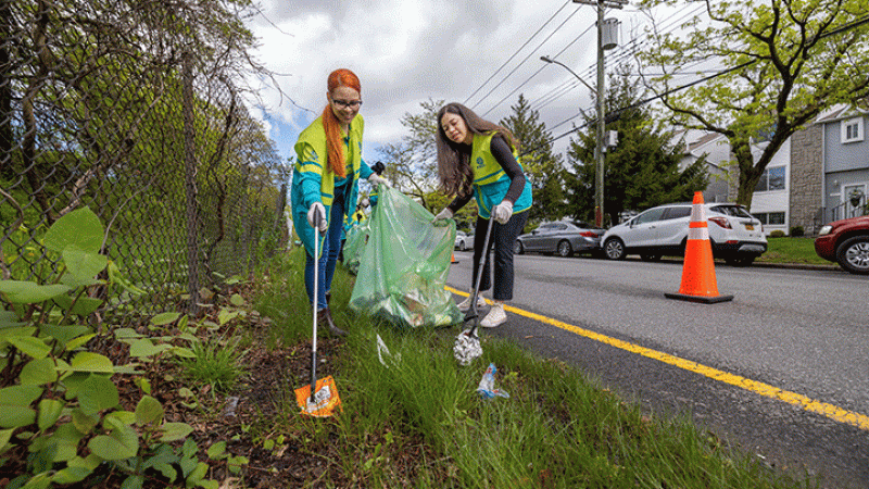 ASEZ WAO Goethals Road Cleanup in Staten Island