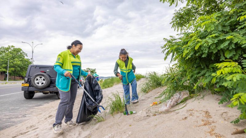Kaiser Park and Beach Cleanup in Brooklyn