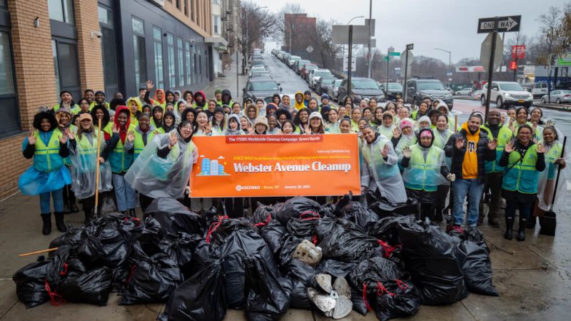 ASEZ WAO Green Earth Campaign on Webster Avenue 9