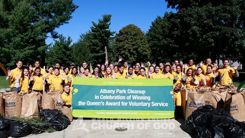 World Mission Society Church of God, Environmental Cleanup in Albany