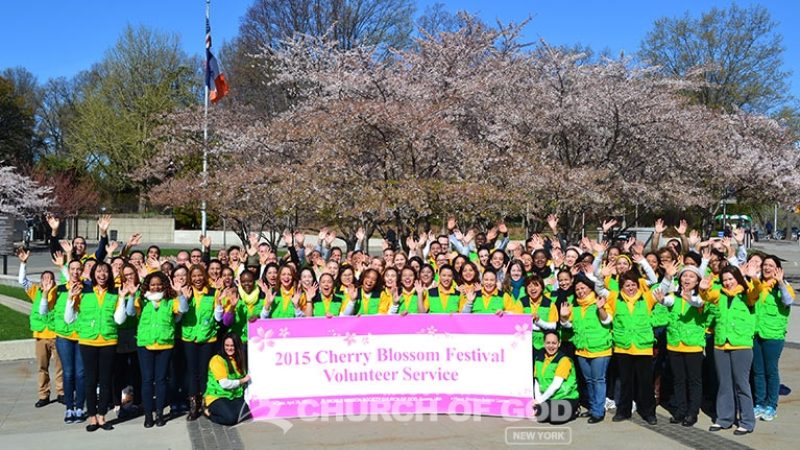 world mission society church of god volunteers at brooklyns cherry blossom festival dsc 0782